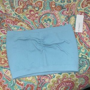 Baby blue American eagle tube top